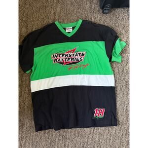 Vintage Chase Authentics Nascar Jersey Mens XL Bobby Labonte Green #18